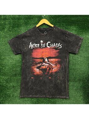 Alice In Chains Dirt Est 1987 Heavy Metal Band Mineral Wash T-Shirt Medium